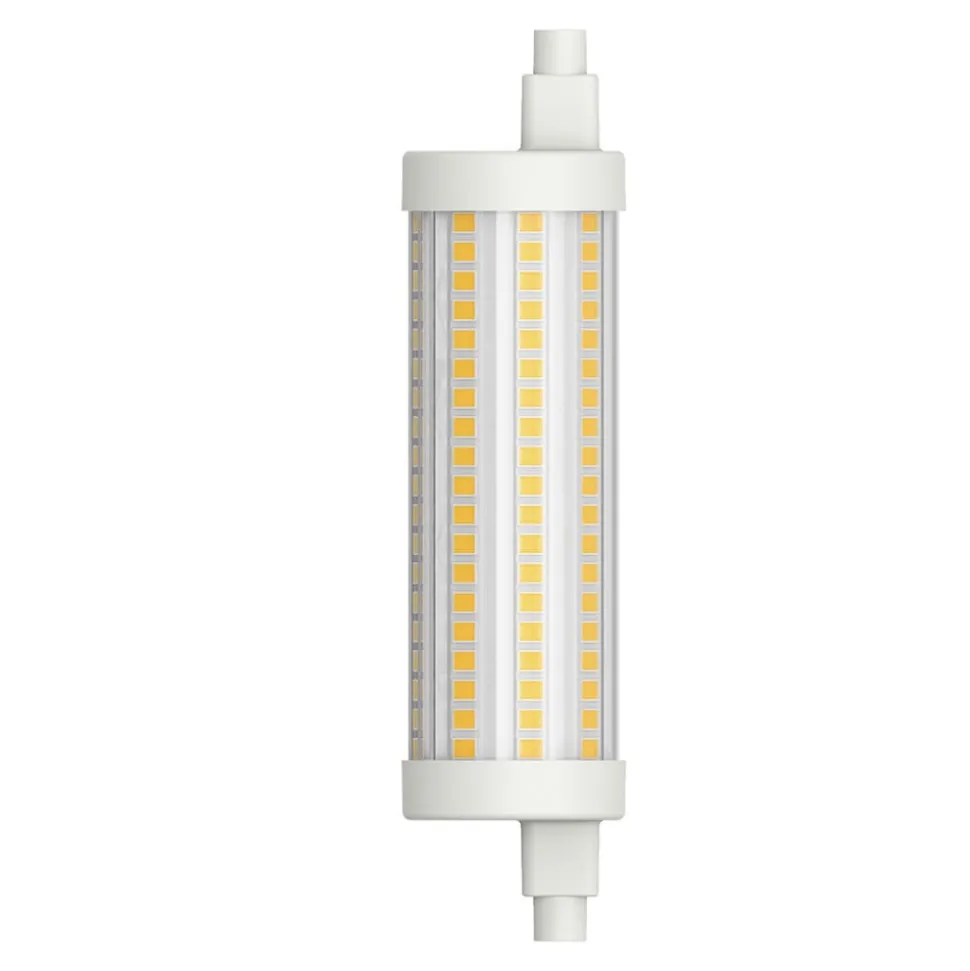 R7s LED-stav 117,6 mm 12W varmhvid, kan dæmpes