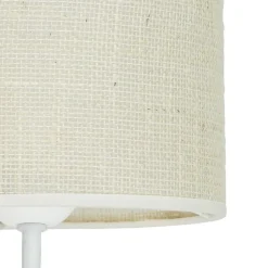 Rulle væglampe, jute, hvid/beige, læselampe