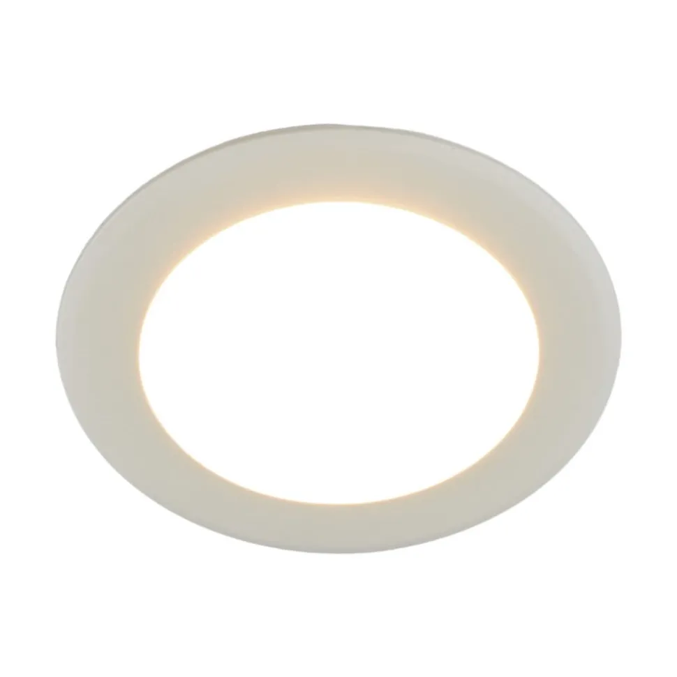 Rund LED-indbygningslampe Arian, 9,2 cm 6W