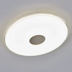 Rund LED-loftlampe Shogun, glitterlook