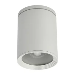 Rund loftlampe Mianna i sølvgrå