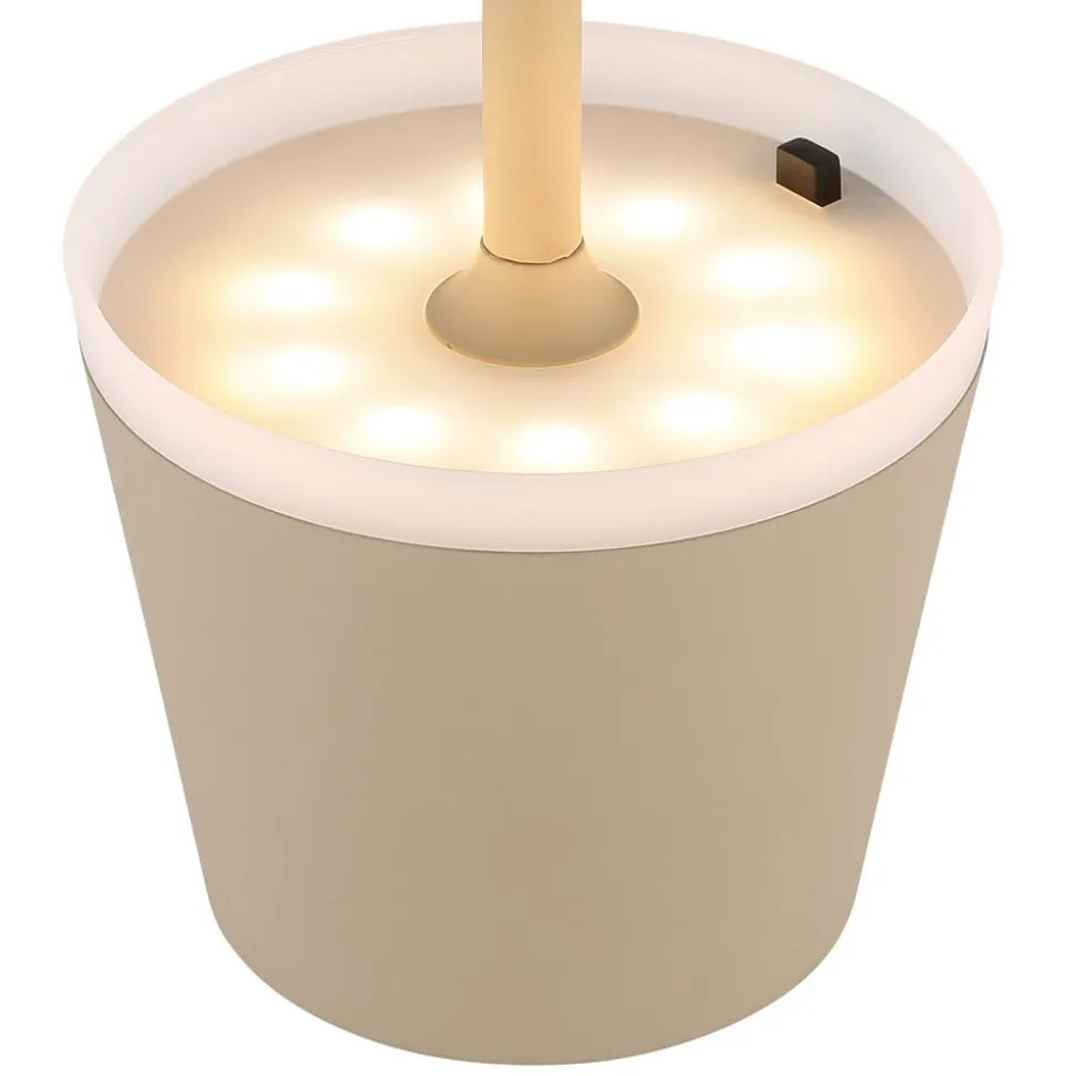 36637S solcelle-bordlampe, IP44, sand