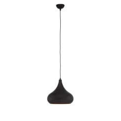 Saglam 3774 hængelampe 1 lyskilde Ø30cm sort/guld
