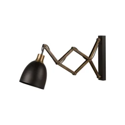 Sakselampe Sivani MR-725 sort/guld antik