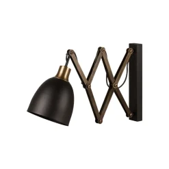 Sakselampe Sivani MR-725 sort/guld antik