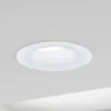 Saliceto LED-spot rund, stiv 2.700 K hvid