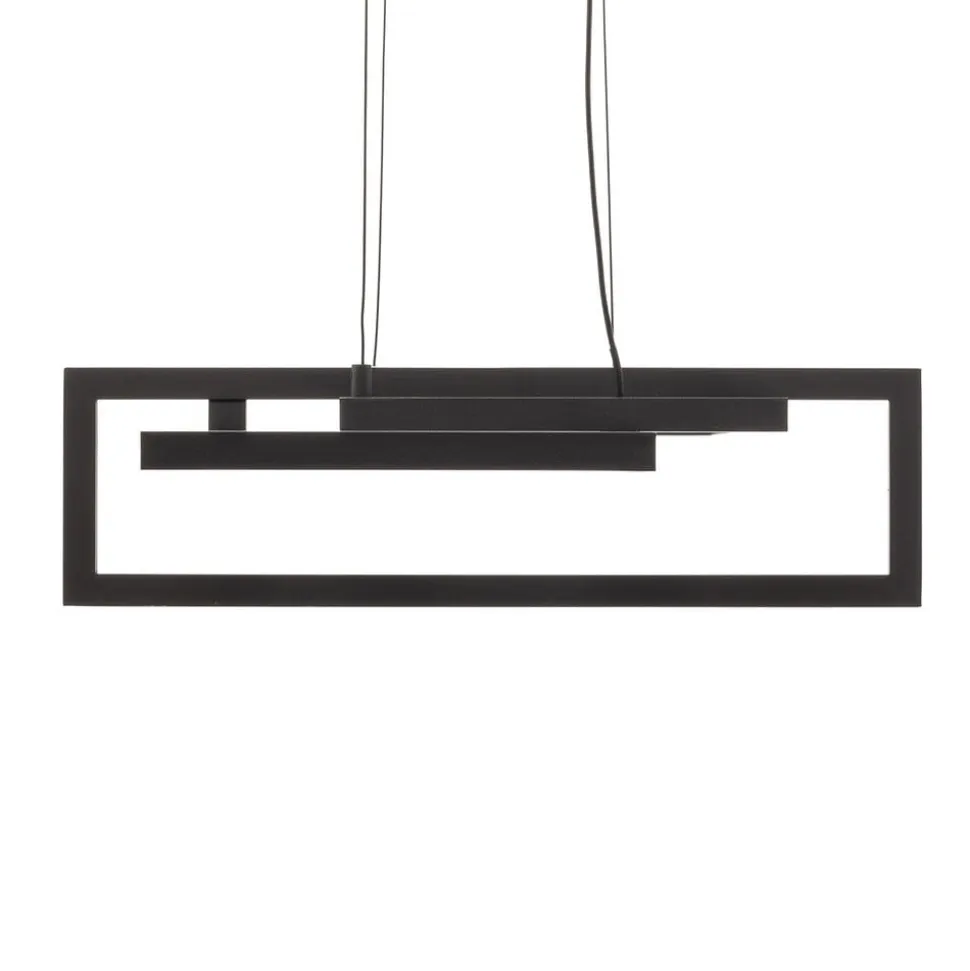 Salinas LED-hængelampe, 3.000 K, mat sort