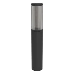 Salle sokkellampe, højde 46,5 cm, sort, aluminium