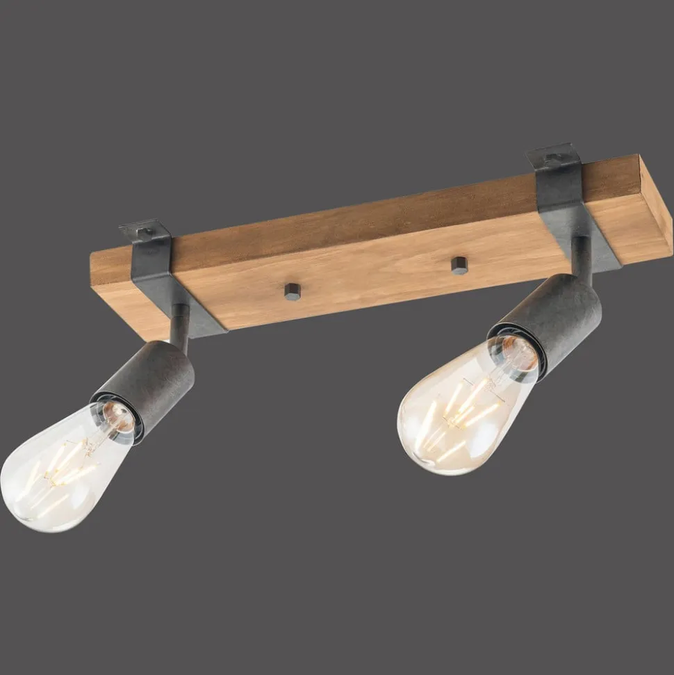 Salt loftlampe svingbar, 2 lyskilder