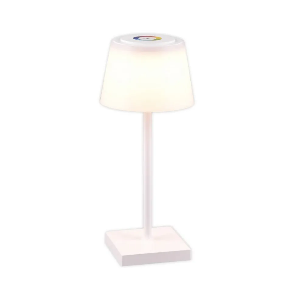 Sanchez LED-bordlampe, RGBW og dæmper, hvid