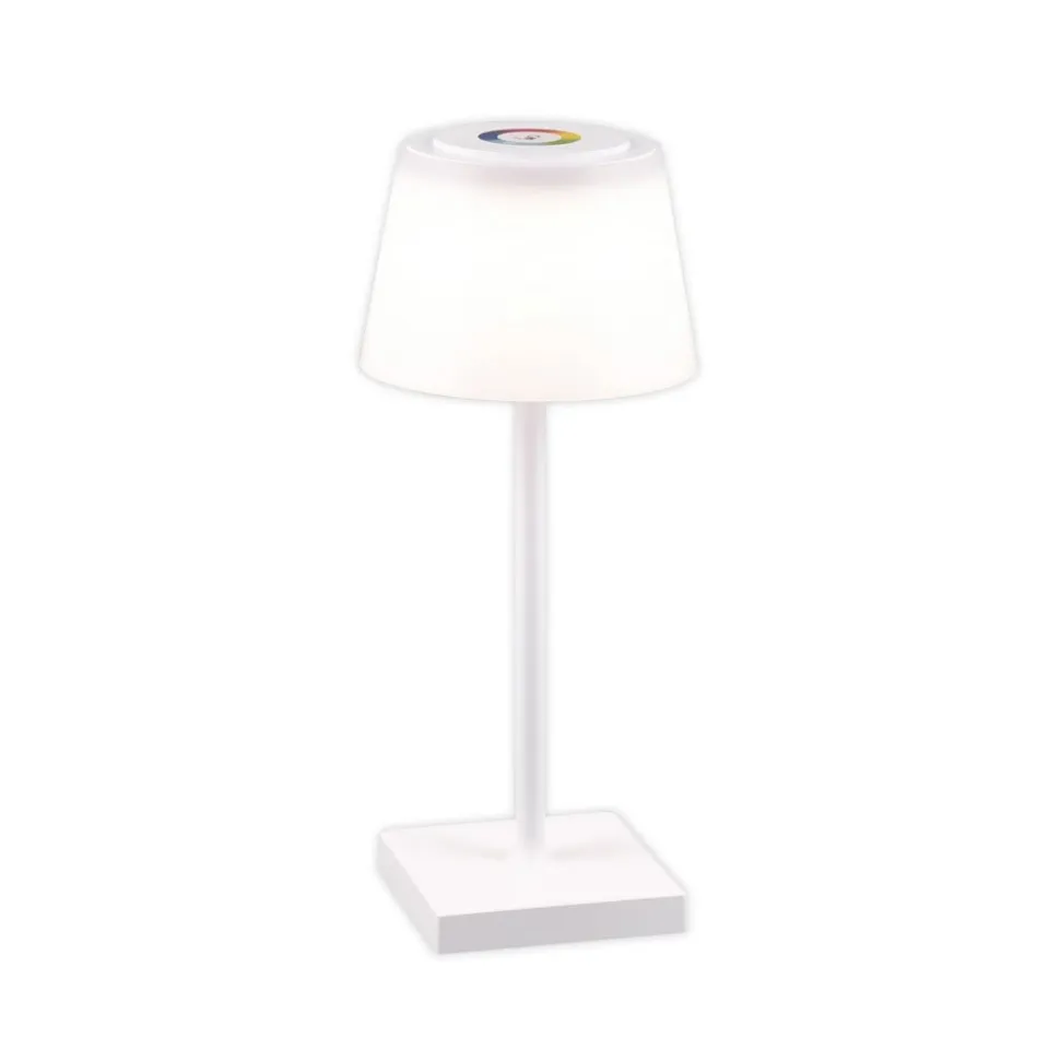Sanchez LED-bordlampe, RGBW og dæmper, hvid