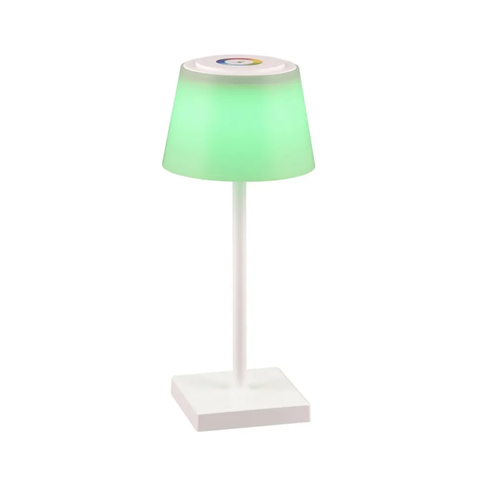 Sanchez LED-bordlampe, RGBW og dæmper, hvid
