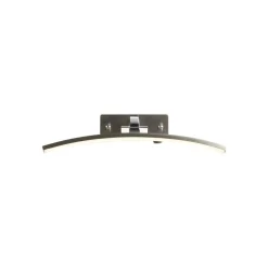 Santorini LED-væglampe, bredde 40 cm, krom, vipbar