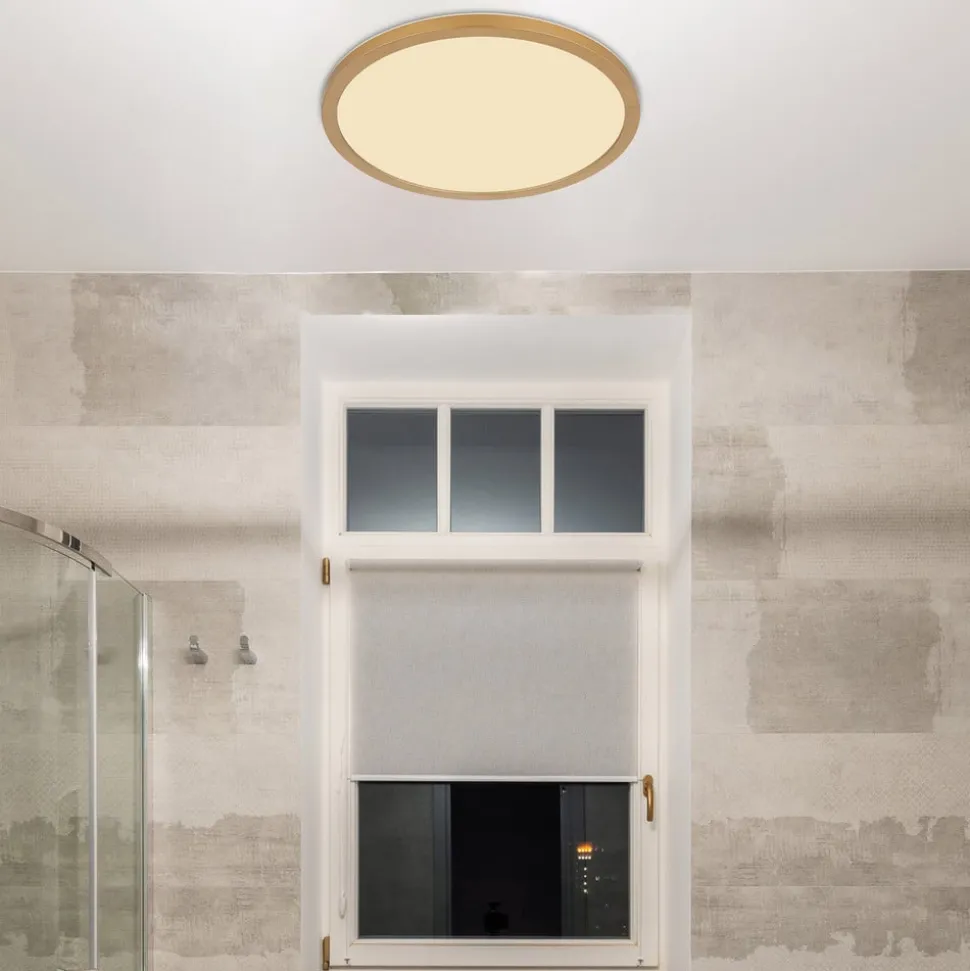 Sapana LED-loftlampe, Ø 29,5 messing