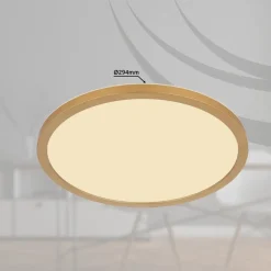 Sapana LED-loftlampe, Ø 29,5 messing