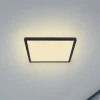 Sapana LED-loftlampe, kantet, kan dæmpes, sort