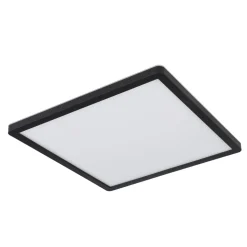 Sapana LED-loftlampe, kantet, kan dæmpes, sort