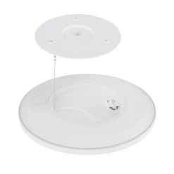 Sapana LED-loftlampe, kantet, kan dæmpes, hvid