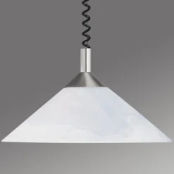 Saturn justerbar hængelampe mat nikkel