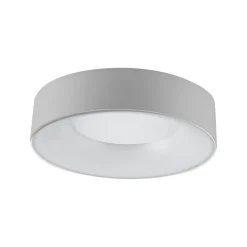 Sauro LED-loftslampe, Ø 30 cm, sølv