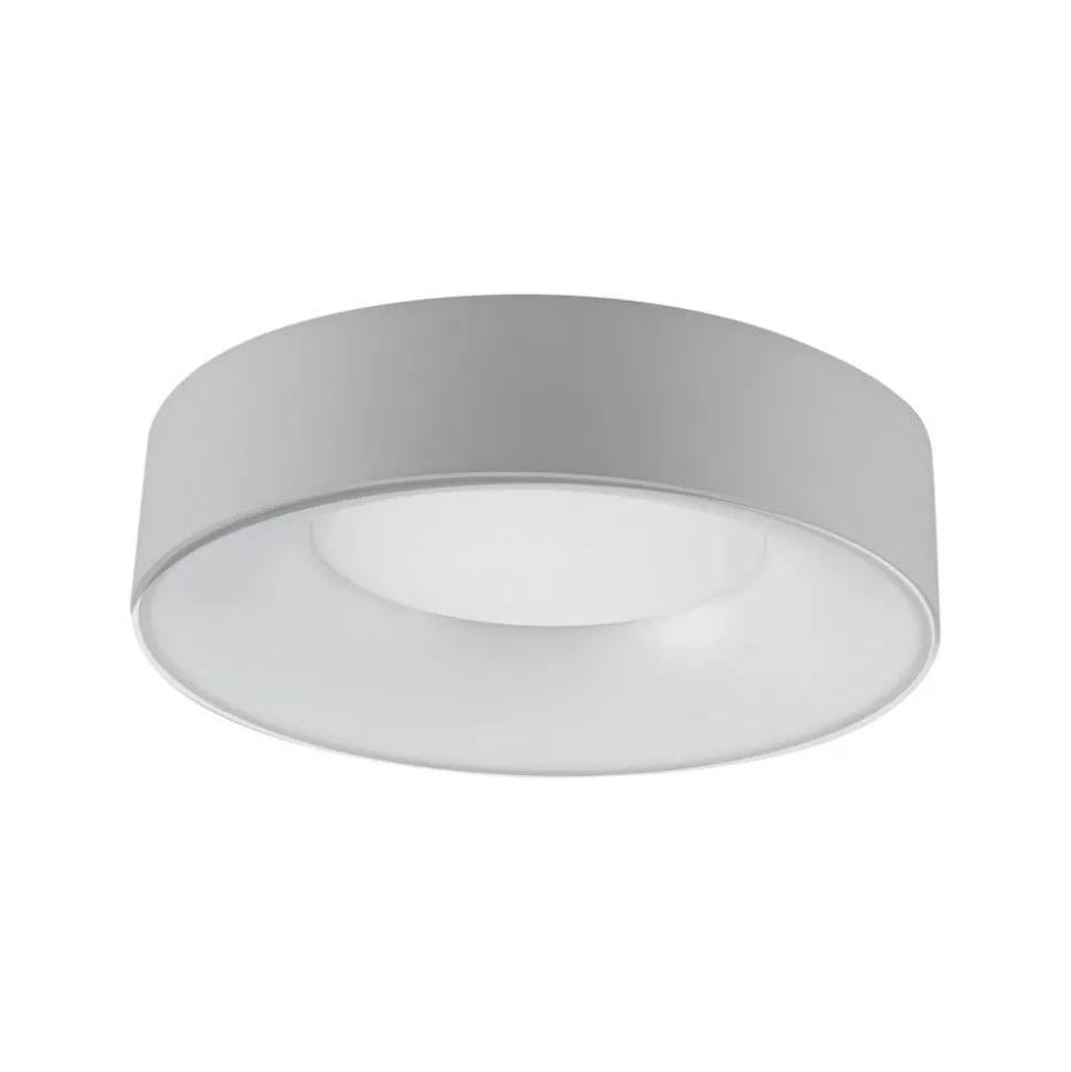 Sauro LED-loftslampe, Ø 30 cm, sølv