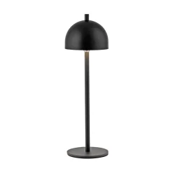 SCHÖNER WOHNEN LED-batteridrevet bordlampe Bellies, sort, IP54