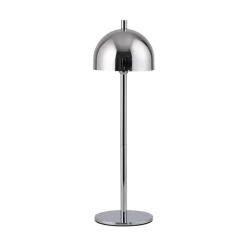 Schöner Wohnen LED-batteridrevet bordlampe Bellies, krom, IP54