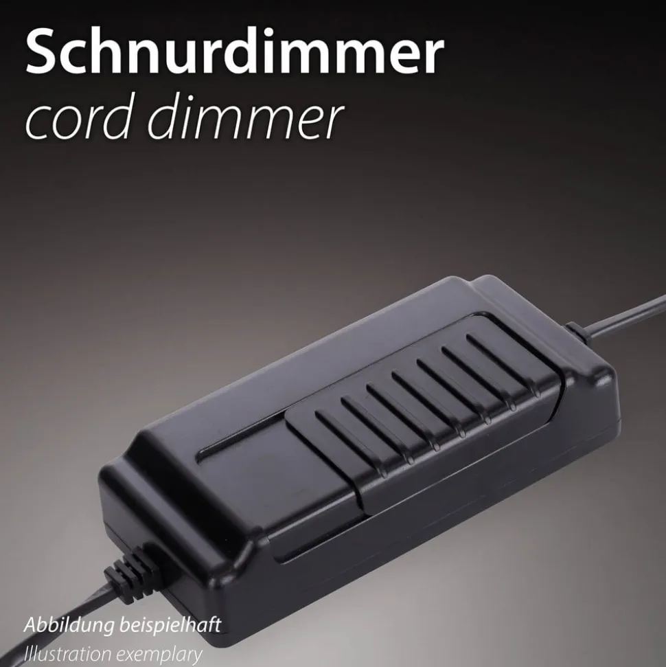SCHÖNER WOHNEN LED-gulvlampe Lena, jern, sort, dæmper
