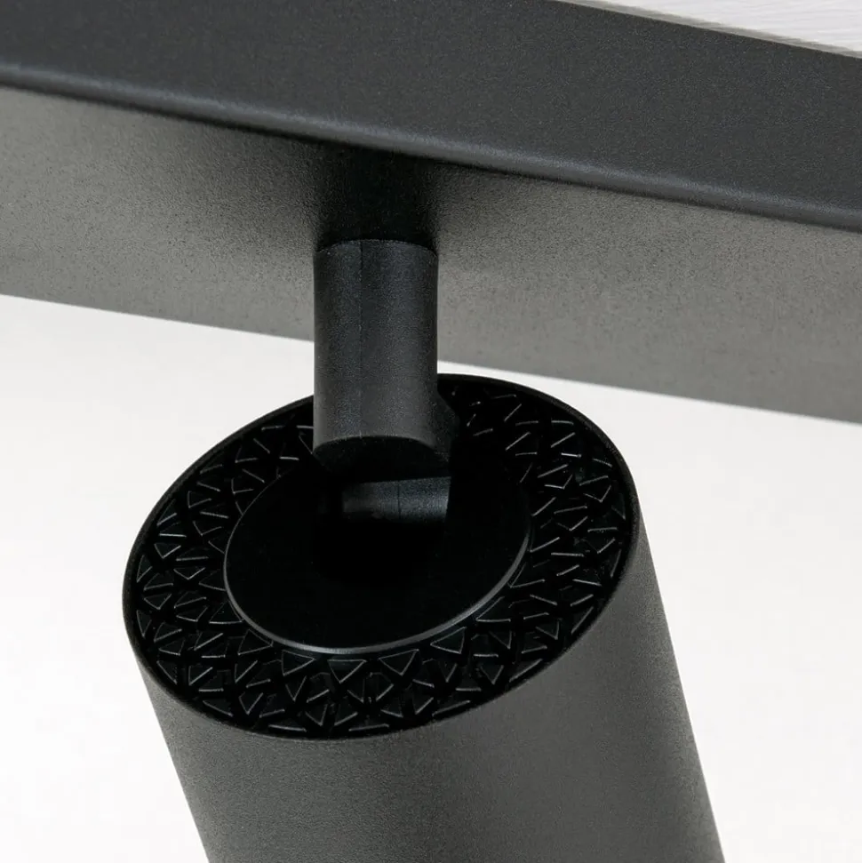 Sean loftspot, 6 lyskilder, sort