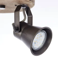 Seed loftspot, 2 lyskilder, sort