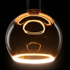 Segula globepære Svævende, E27 orange G200 6 W 922 dæmpbar