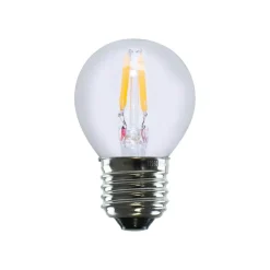 Segula LED E27 3W golfbold 24V DC glødetråd klar 927 dæmpbar