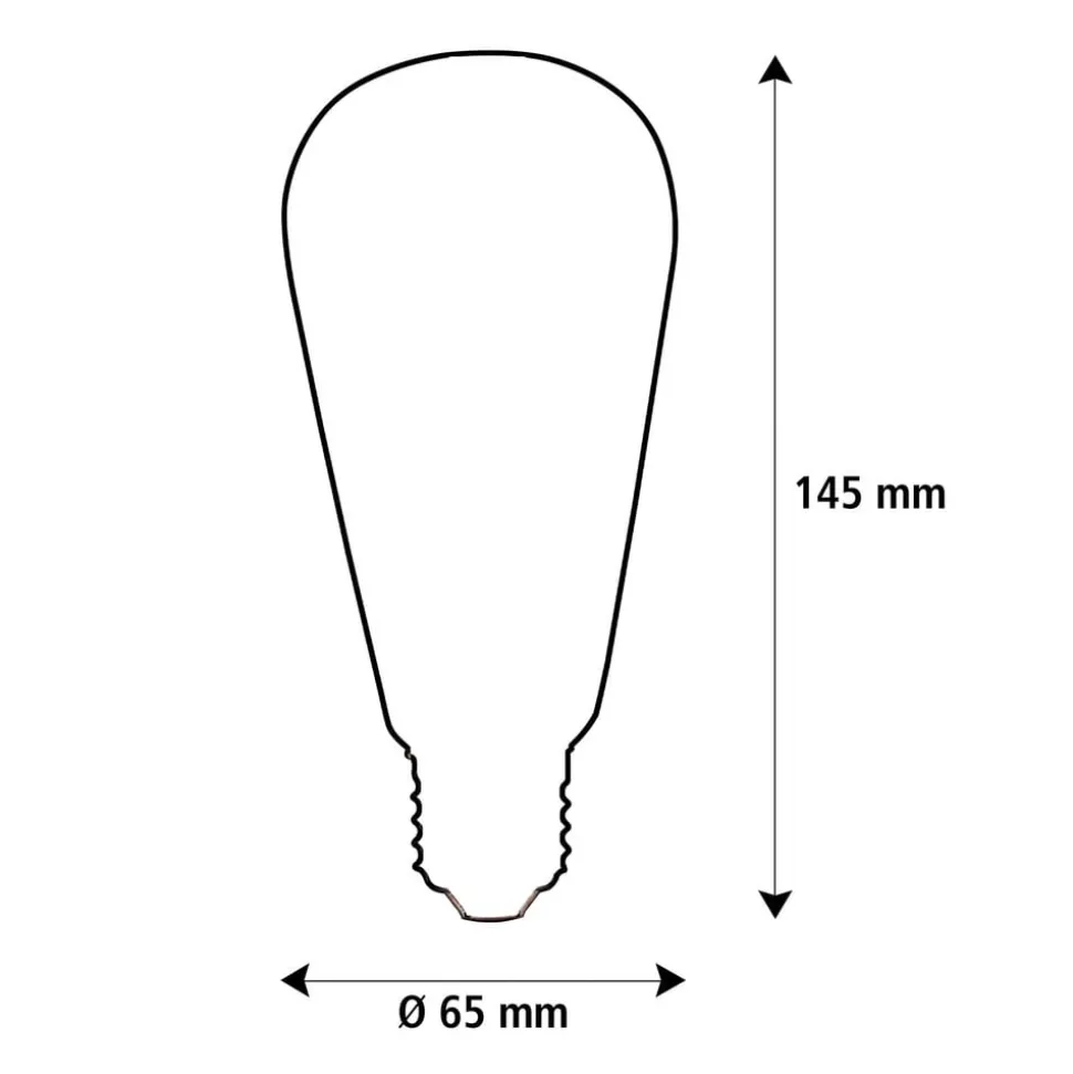 SEGULA LED Elegant Line E27 5W Rustika 2.200 K Filament dæmpbar