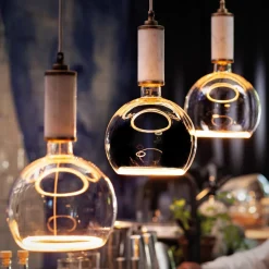 SEGULA LED-floating-globepære G200 E27 5 W klar