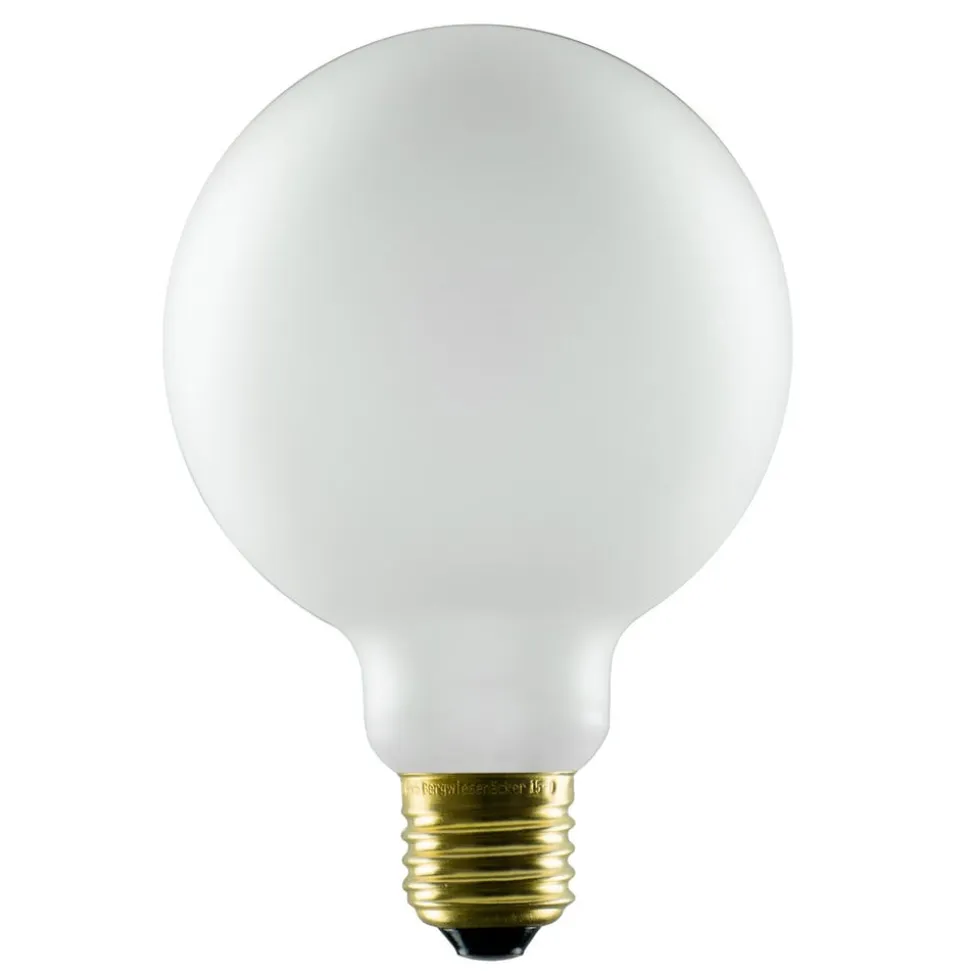 SEGULA LED-globe E27 3W G95 1.900K dæmpbar satin