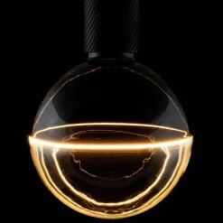 Segula LED-Globe Illusion E27 G125 klar/sort 5W 1900K dæmpbar