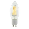 SEGULA LED-kertepære GU10 3W filament dim 2.200 K