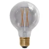SEGULA LED-pære E27 5 W G80 1.900 K dæmpbar smoke