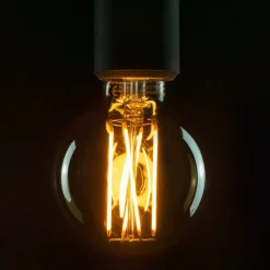 SEGULA LED-pære E27 5 W G80 1.900 K dæmpbar smoke