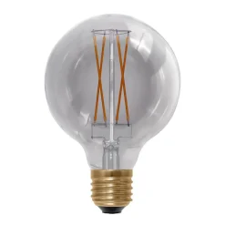 SEGULA LED-pære E27 5 W G95 1.900 K dæmpbar smoke