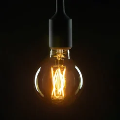 SEGULA LED-pære E27 5 W G95 1.900 K dæmpbar smoke