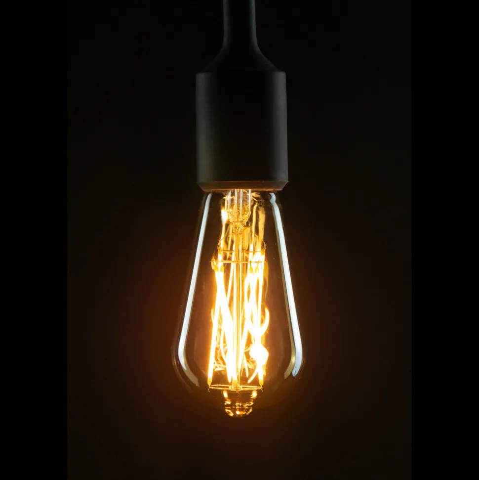 Segula LED-pære E27 ST64 5W 2.200K guld/guld dæmpbar