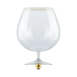 Segula LED-pære flydende cognac klar E27 6W 922 dæmpbar