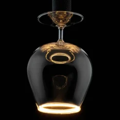 Segula LED-pære flydende cognac klar E27 6W 922 dæmpbar