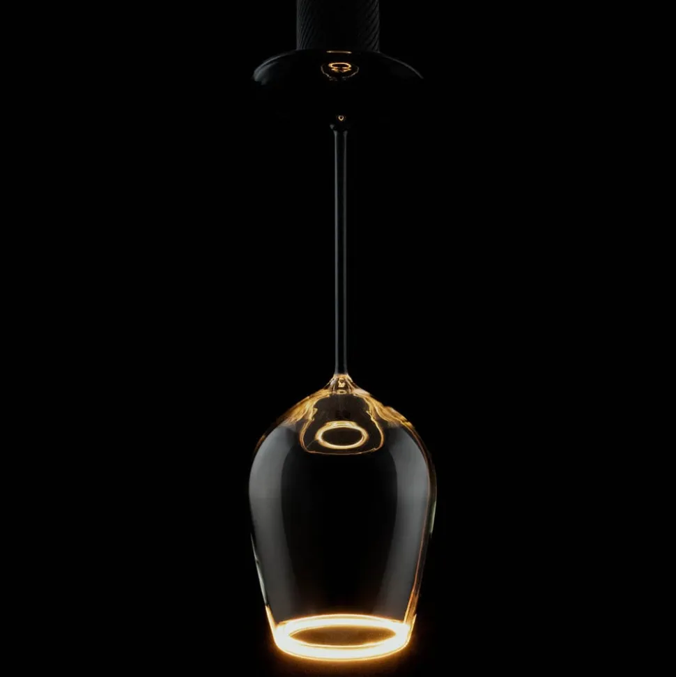 Segula LED-pære flydende rødvin røgfarvet E27 5 W 922