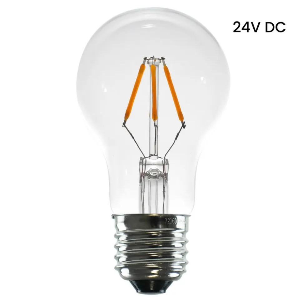SEGULA LED-pære 24V E27 3 W 927 filament, dæmpes