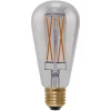 SEGULA Long Style LED-rustik pære E27 6 W, grå