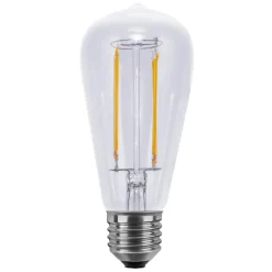 SEGULA rustik LED-pære Long Style E27 6,5 W klar