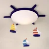 SEJLBÅD loftlampe med bådmotiv