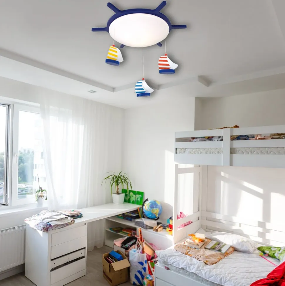 SEJLBÅD loftlampe med bådmotiv
